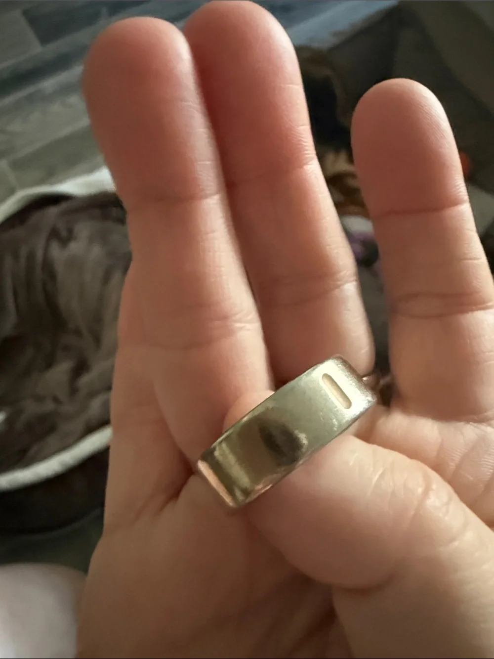 Aura Ring Rose Gold Used Size 9 .